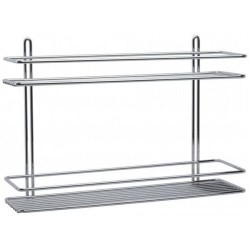 Plaukts divdaļīgs Duschy metāla 40x11х28 cm, 562-90