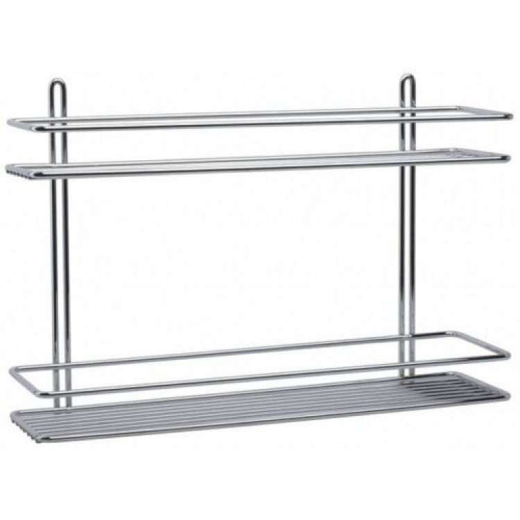 Plaukts divdaļīgs Duschy metāla 40x11х28 cm, 562-90