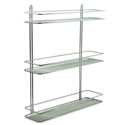 Plaukts trīsdaļīgs taisnstūra Duschy 40x11x47 cm, 563-92