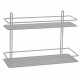 Plaukts divdaļīgs Duschy metāla 40x11х36 cm, 582-19