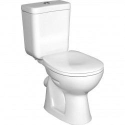 Tualetes pods ECE ETI ar horizontālu izplūdi, ar Soft Close vāku