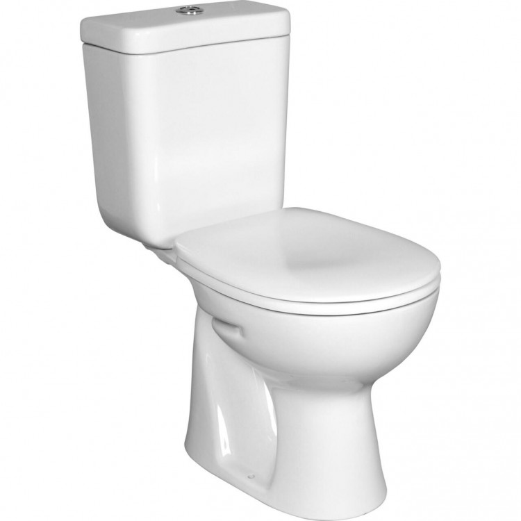 Tualetes pods ECE ETI ar vertikālu izplūdi, ar Soft Close vāku