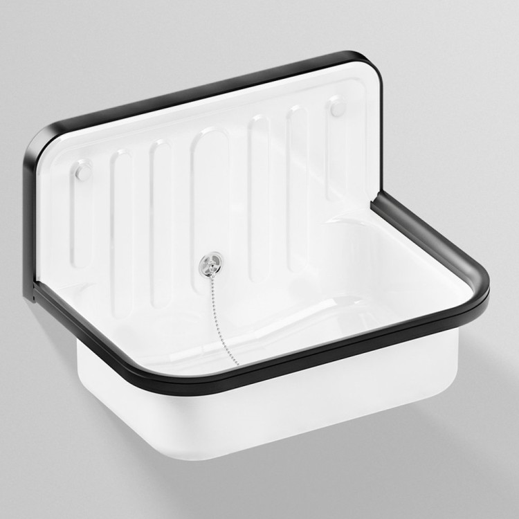 Alape Emaljēta tērauda saimniecības izlietne 510x360 mm