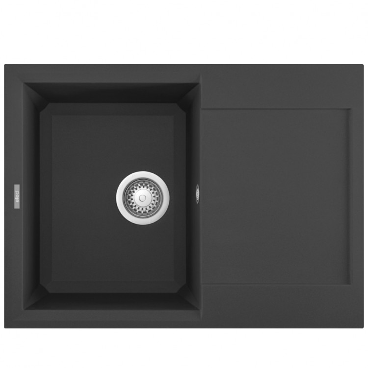 Virtuves izlietne Elleci Easy-135 68x50cm, grafīts