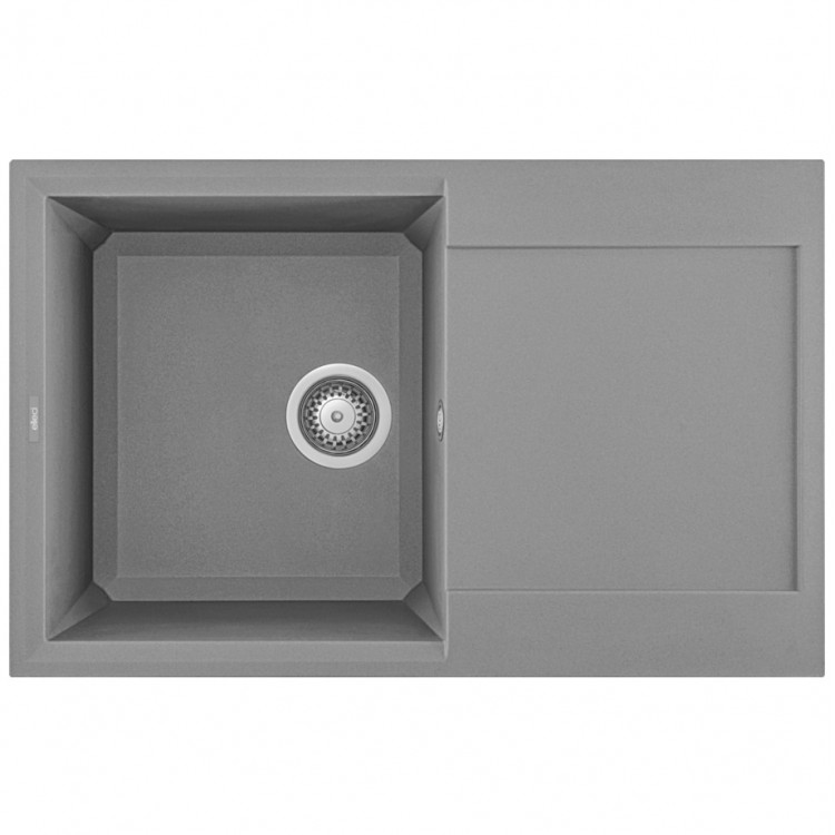 Virtuves izlietne Elleci Easy-300 79x50cm, pelēka