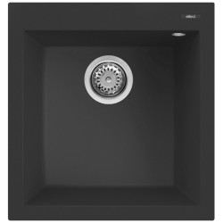 Virtuves izlietne Elleci QUADRA 102 47x50cm, melna