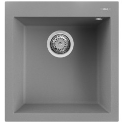 Virtuves izlietne Elleci QUADRA 102 47x50cm, pelēka