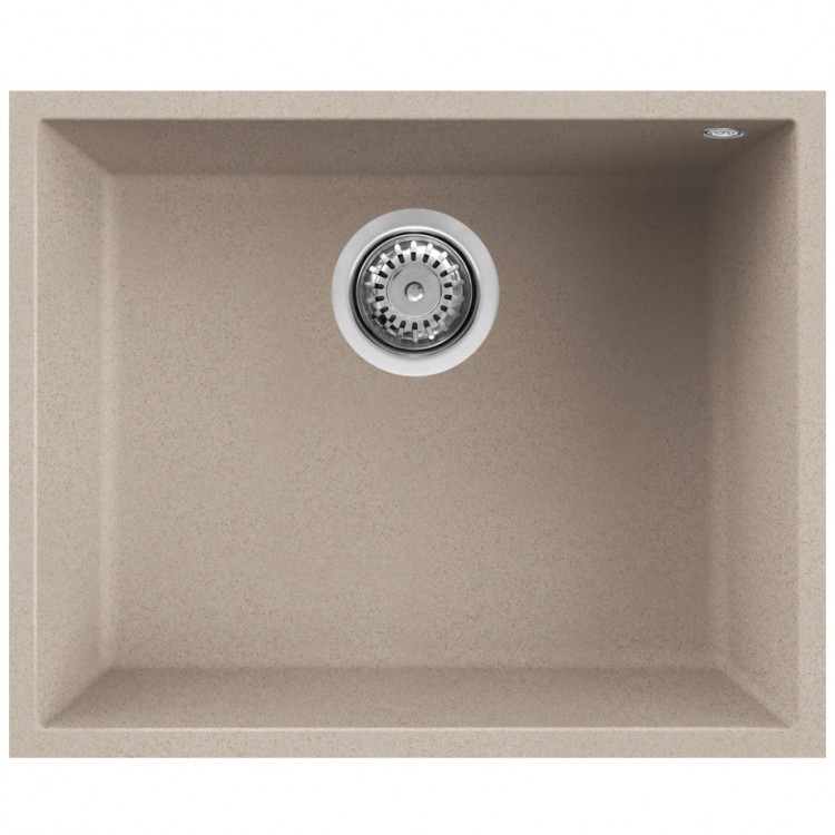 Virtuves izlietne Elleci Quadra-105 540x440 mm, pabūvējama, beige