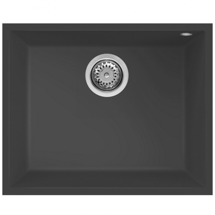 Virtuves izlietne Elleci Quadra-105 540x440 mm, pabūvējama, grafīts