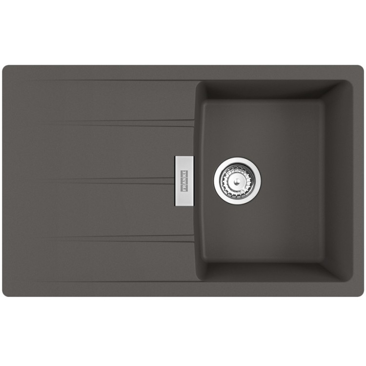 Virtuves izlietne FRANKE CENTRO 78x50 cm, CNG 611-78, šīfera pelēks
