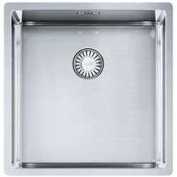 Virtuves izlietne FRANKE BOX 44x45 cm ar PushKnob ventili, BXX 210/110-40