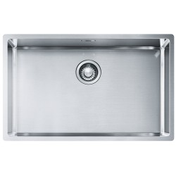 Virtuves izlietne FRANKE BOX 58x45 cm ar PushKnob ventili, BXX 210/110-54