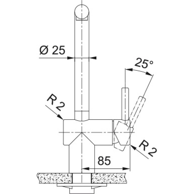 Virtuves izlietnes maisītājs FRANKE Atlas Neo Window, 115.0521.439
