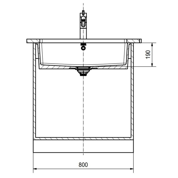Virtuves izlietne Franke KUBUSX 74.5x45.4 cm, KXK 110-71, matēts antracīts