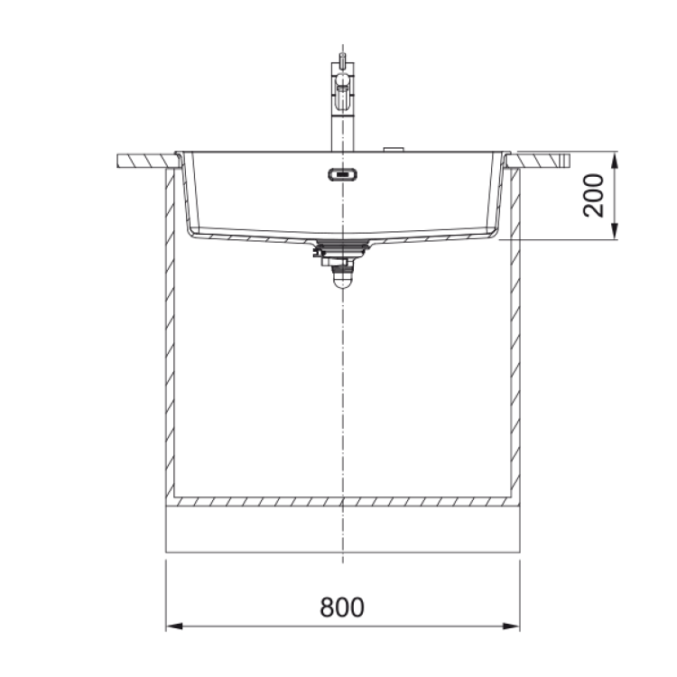Virtuves izlietne FRANKE Pabūvējamā MARIS 75,3x43,3 cm, MRG 110-72  125.0683.188
