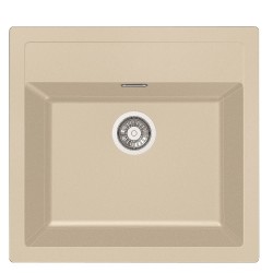 Virtuves izlietne FRANKE Tectonite SIRIUS 56x53 cm, SID 610, bēšīga