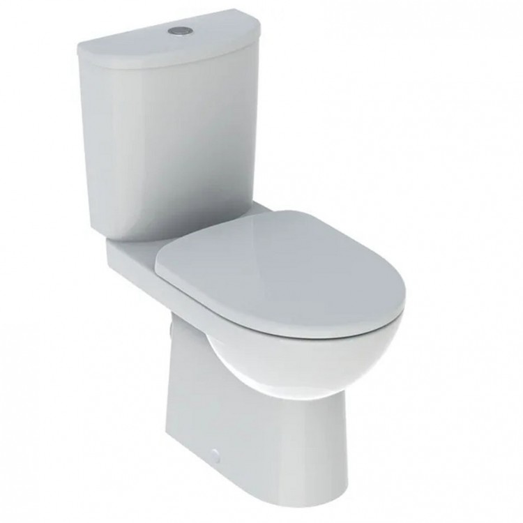 Tualetes pods Geberit Selnova Rimfree ar Soft Close/QR vāku.