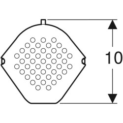 Siets pisuāriem Geberit Felix, Blagnac un Bastia, A96001