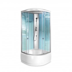 Dušas kabīne Gotland  EMMA  80x80cm ar paliktni, 441980