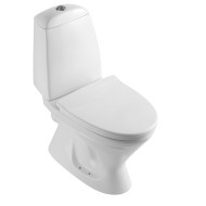 Tualetes pods Vento Taberg ar Soft Close poda vāku, balts