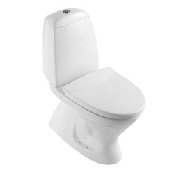 Tualetes pods Vento Taberg ar Soft Close poda vāku vertikāls izvads, balts