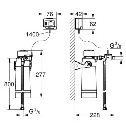 Filtra elements ar filtra galvu Grohe Blue Ultrasafe, 40876000