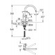 Virtuves izlietnes maisītājs GROHE BauLoop, 31368001