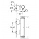 Termostata dušas maisītājs Grohe GROHTHERM 2000, hroms