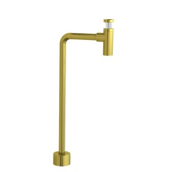 Izlietnes sifons glāze bez izplūdes Gustavsberg 1 1/4x32, izvads grīdā, matēts misiņš