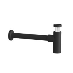 Izlietnes sifons glāze bez izplūdes Gustavsberg 1 1/4x32, melns matēts