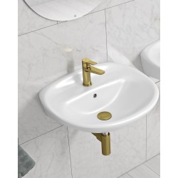 Izlietnes sifons glāze bez izplūdes Gustavsberg 1 1/4x32, matēts misiņš