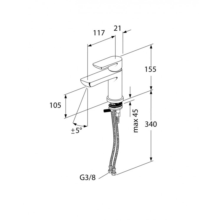 Izlietnes maisītājs Gustavsberg ESTETIC, GB41218051 53