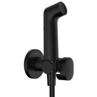 Iebūvējamā bidetta maisītāja virsapmetuma daļa Hansgrohe Round EcoSmart+, melns matēts 29232670