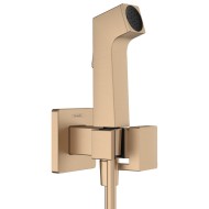 Iebūvējamā bidetta maisītāja virsapmetuma daļa Hansgrohe Square EcoSmart+, matēta bronza 29233140