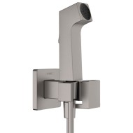 Iebūvējamā bidetta maisītāja virsapmetuma daļa Hansgrohe Square EcoSmart+, matēts melns hroms 29233340