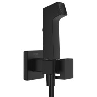 Iebūvējamā bidetta maisītāja virsapmetuma daļa Hansgrohe Square EcoSmart+, melns matēts 29233670