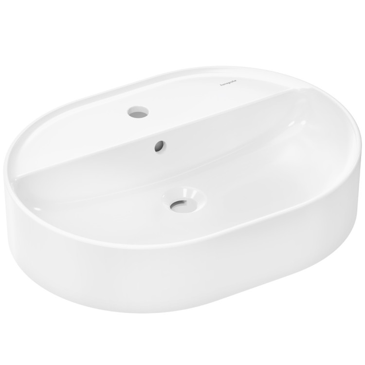 Vannas istabas uzliekamā izlietne Hansgrohe Xuniva U 60x45cm SmartClean, 61080450