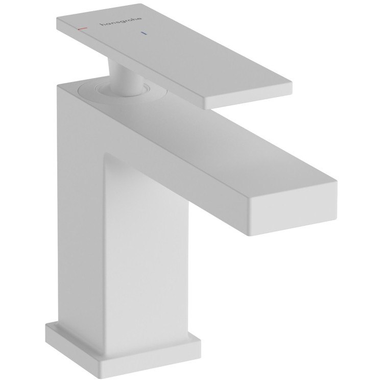 Izlietnes maisītājs Hansgrohe Tecturis E 80 CoolStart ar pop-up noteces aizvaru, balts matēts