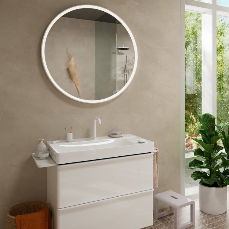 Izlietnes maisītājs 2 daļīgs Hansgrohe Tecturis S 150 CoolStart, balts matēts