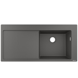 Virtuves izlietne Hansgrohe S514-F450 105x51cm, stone grey L