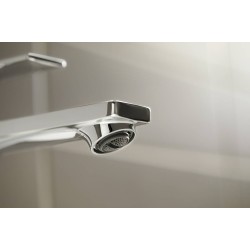 Izlietnes maisītājs Hansgrohe Rebris E 110 ar korķi, hroms 72557000