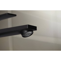 Izlietnes maisītājs Hansgrohe Rebris E 110 ar korķi, melns 72557670