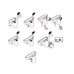 Vannas un dušas termostata maisītājs Hansgrohe ShowerTablet Select 400 , 24340000