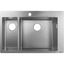 Virtuves izlietne Hansgrohe S711-F655 755x500mm, stainless steel