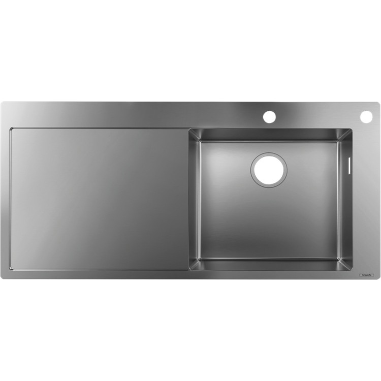Virtuves izlietne Hansgrohe S717-F450 L 1045x510 mm, stainless steel