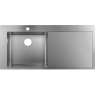 Virtuves izlietne Hansgrohe S716-F450 R 1045x510 mm, stainless steel