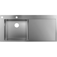 Virtuves izlietne Hansgrohe S718-F450 R 1045x510 mm, stainless steel