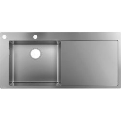 Virtuves izlietne Hansgrohe S718-F450 R 1045x510 mm, stainless steel