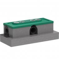 Dušas kanālu montāžas komplekts Hansgrohe traps uBox Universal standard, horizontāls 01001180