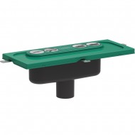 Dušas kanālu montāžas komplekts Hansgrohe traps uBox Universal, vertikāls 01002180